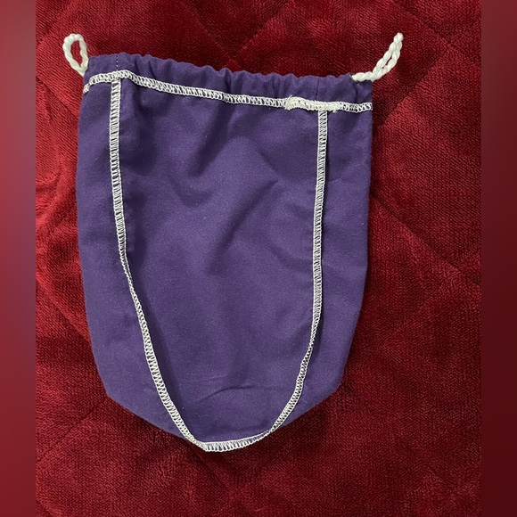 🔥UNIQUE Purple Crown Royal NFL Drawstring Bag🔥 - Picture 2 of 3